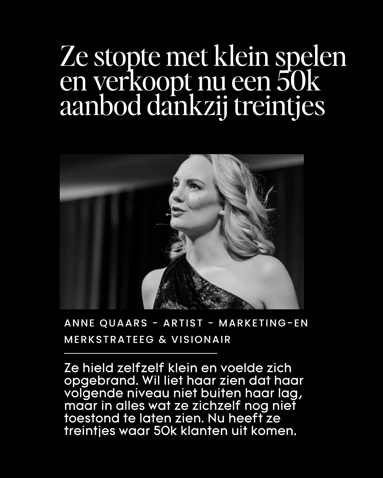 Quote van Anne Quaars